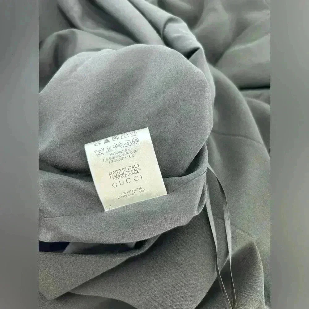 Gucci Authentic Solid Black Cowl Neck Dolman Slee… - image 8